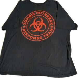 Zombie Outbreak Response Team Graphic T Shirt Mens 3XL - Cotton Tee